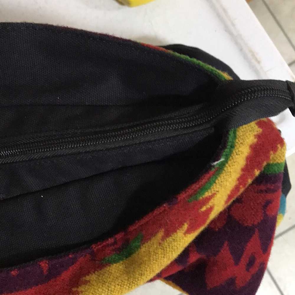 Pendleton wool saddle blanket tote duffel bag rodeo country NFR cowgirl EUC - Picture 12 of 12